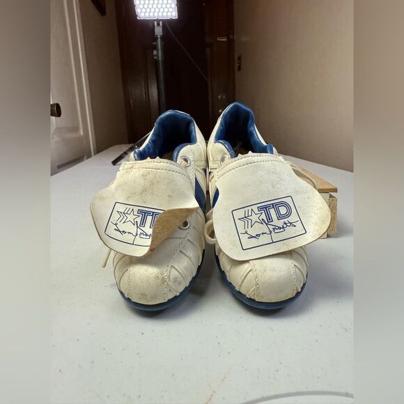 Made in the USA 🇺🇸 VINTAGE CONVERSE TD'S TONY DORSETT kids Sz 10 - Picture 8 of 12